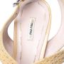 Miu Pre-owned Leather sandals Yellow Dames - Thumbnail 6