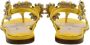 Miu Pre-owned Leather sandals Yellow Dames - Thumbnail 4