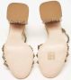 Miu Pre-owned Leather sandals Yellow Dames - Thumbnail 4