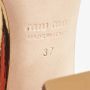 Miu Pre-owned Leather sandals Yellow Dames - Thumbnail 6