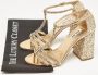 Miu Pre-owned Leather sandals Yellow Dames - Thumbnail 7