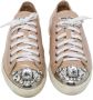 Miu Pre-owned Leather sneakers Beige Dames - Thumbnail 2