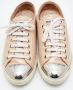 Miu Pre-owned Leather sneakers Beige Dames - Thumbnail 3