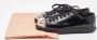 Miu Pre-owned Leather sneakers Black Dames - Thumbnail 9