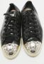 Miu Pre-owned Leather sneakers Black Dames - Thumbnail 3