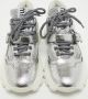 Miu Pre-owned Leather sneakers Gray Dames - Thumbnail 3