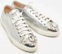 Miu Pre-owned Leather sneakers Gray Dames - Thumbnail 3