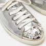 Miu Pre-owned Leather sneakers Gray Dames - Thumbnail 7