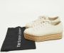Miu Pre-owned Leather sneakers White Dames - Thumbnail 9