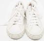 Miu Pre-owned Leather sneakers White Dames - Thumbnail 3