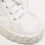 Miu Pre-owned Leather sneakers White Dames - Thumbnail 8