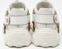 Miu Pre-owned Leather sneakers White Dames - Thumbnail 4
