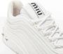 Miu Pre-owned Leather sneakers White Dames - Thumbnail 2