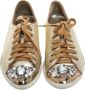 Miu Pre-owned Leather sneakers Yellow Dames - Thumbnail 2