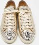 Miu Pre-owned Leather sneakers Yellow Dames - Thumbnail 3