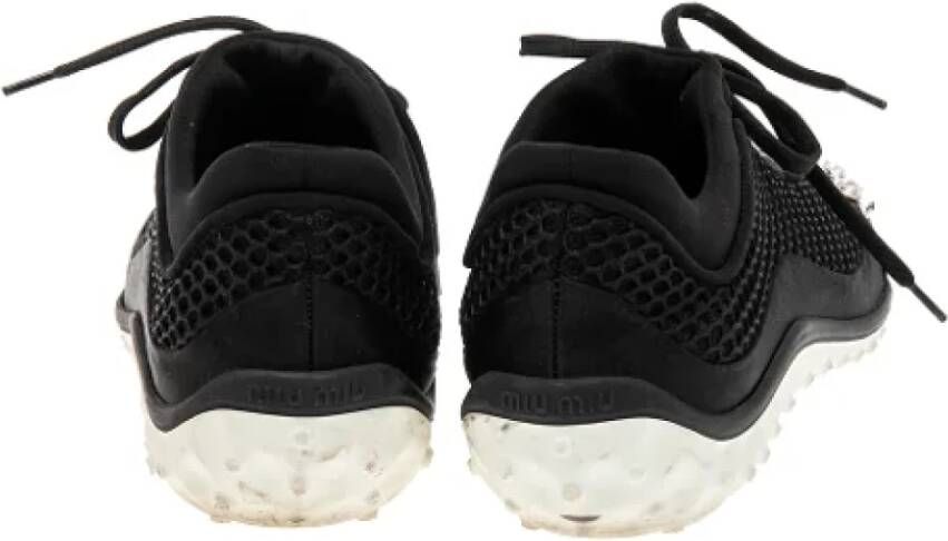 Miu Pre-owned Mesh sneakers Black Dames