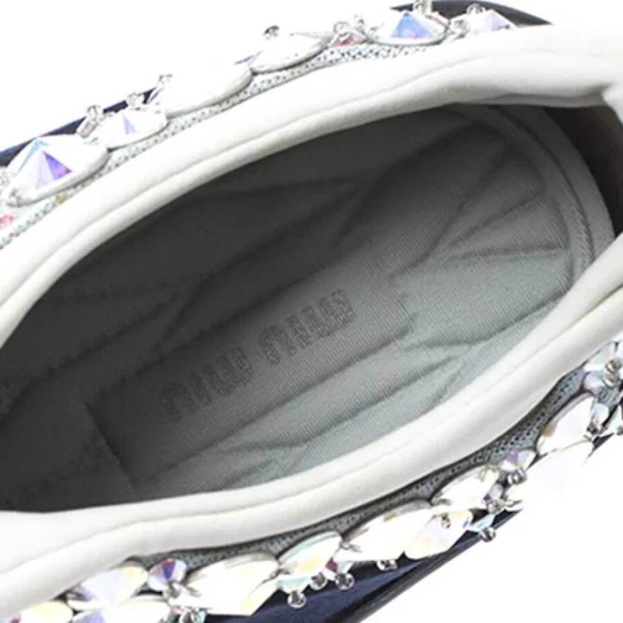 Miu Pre-owned Mesh sneakers Blue Dames