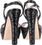 Miu Pre-owned Polyester heels Black Dames - Thumbnail 4