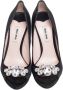 Miu Pre-owned Satin heels Black Dames - Thumbnail 2