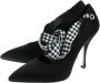 Miu Pre-owned Satin heels Black Dames - Thumbnail 3