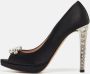 Miu Pre-owned Satin heels Black Dames - Thumbnail 2