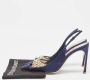 Miu Pre-owned Satin heels Blue Dames - Thumbnail 9
