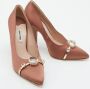 Miu Pre-owned Satin heels Brown Dames - Thumbnail 4