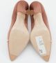Miu Pre-owned Satin heels Brown Dames - Thumbnail 6