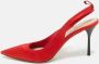 Miu Pre-owned Satin heels Red Dames - Thumbnail 2