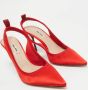 Miu Pre-owned Satin heels Red Dames - Thumbnail 4