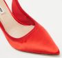 Miu Pre-owned Satin heels Red Dames - Thumbnail 7