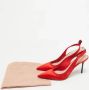 Miu Pre-owned Satin heels Red Dames - Thumbnail 9