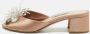 Miu Pre-owned Satin sandals Beige Dames - Thumbnail 2