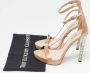 Miu Pre-owned Satin sandals Beige Dames - Thumbnail 9