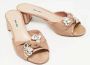 Miu Pre-owned Satin sandals Beige Dames - Thumbnail 4
