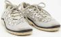 Miu Pre-owned Satin sneakers Gray Dames - Thumbnail 4