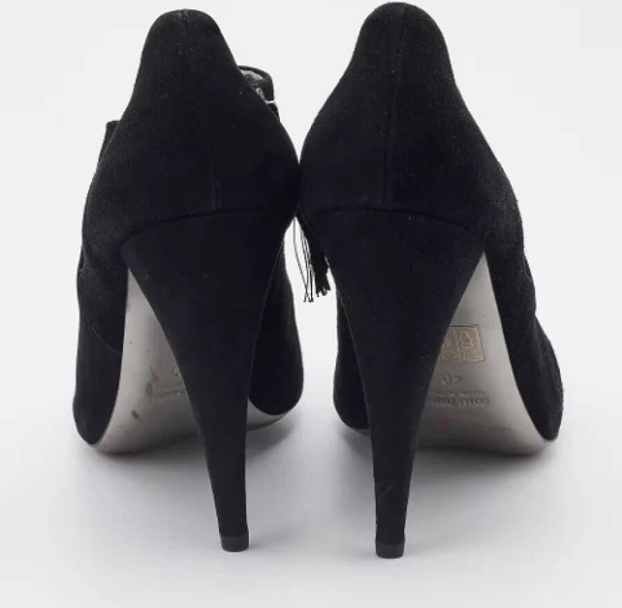 Miu Pre-owned Suede boots Black Dames