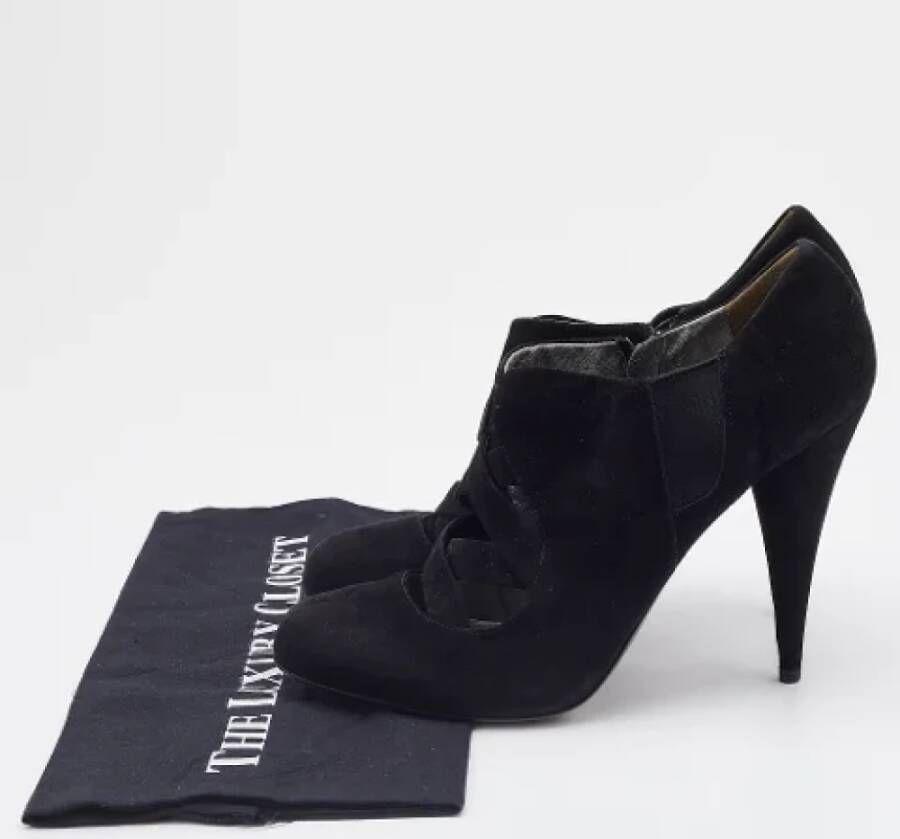 Miu Pre-owned Suede boots Black Dames
