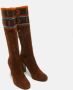 Miu Pre-owned Suede boots Brown Dames - Thumbnail 4