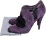 Miu Pre-owned Suede boots Purple Dames - Thumbnail 7