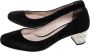 Miu Pre-owned Suede heels Black Dames - Thumbnail 3