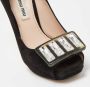 Miu Pre-owned Suede heels Black Dames - Thumbnail 7