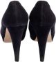 Miu Pre-owned Suede heels Black Dames - Thumbnail 4