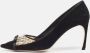 Miu Pre-owned Suede heels Black Dames - Thumbnail 2