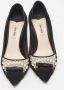 Miu Pre-owned Suede heels Black Dames - Thumbnail 3