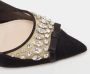 Miu Pre-owned Suede heels Black Dames - Thumbnail 7