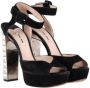 Miu Pre-owned Suede heels Black Dames - Thumbnail 2