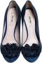 Miu Pre-owned Suede heels Blue Dames - Thumbnail 2