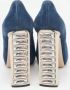 Miu Pre-owned Suede heels Blue Dames - Thumbnail 5