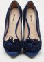 Miu Pre-owned Suede heels Blue Dames - Thumbnail 3